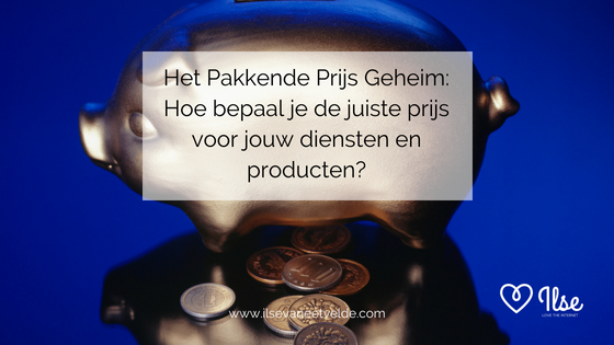 Het Pakkende Prijs Geheim: Hoe bepaal je de juiste prijs voor jouw diensten en producten?